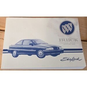 1993 Buick Skylark Owner's Manual Original OEM